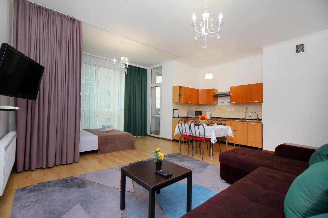 Уютные И Комфортные Квартиры В Жк Манхэттен Apartment อัลมาตี ภายนอก รูปภาพ